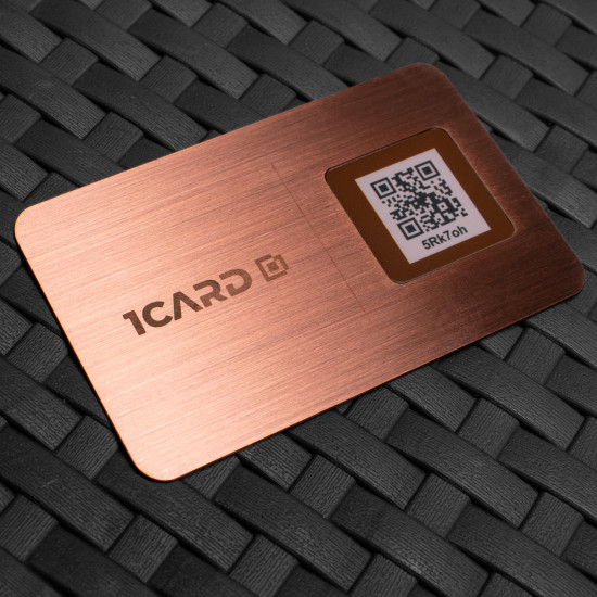 1Card VIP - Copper | Premium Metal NFC Business Card
