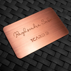 1Card VIP - Copper | Premium Metal NFC Business Card