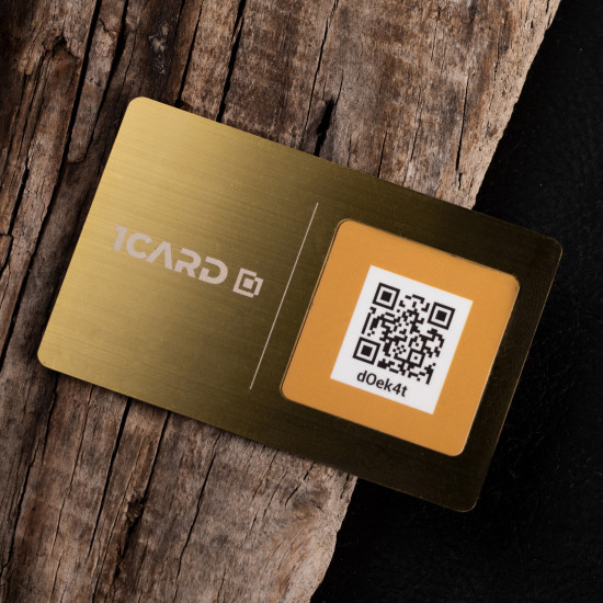1Card VIP - Gold | Premium Metal NFC Business Card