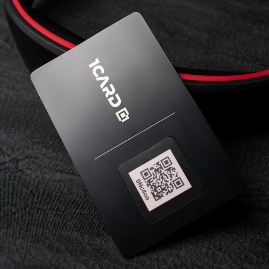 1Card VIP - Raven | Premium Metal NFC Business Card