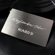 1Card VIP - Steel | Premium Metal NFC Business Card
